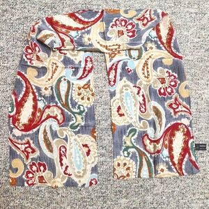 Casca Scarfs Colorful Paisley Silk Oblong Scarf